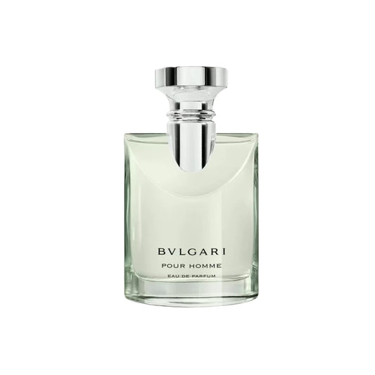 Bulgari Pour Homme eau de parfum bottle on a white background
