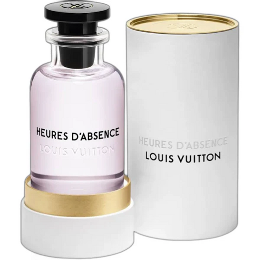 Louis Vuitton perfume bottle and packaging on a white background