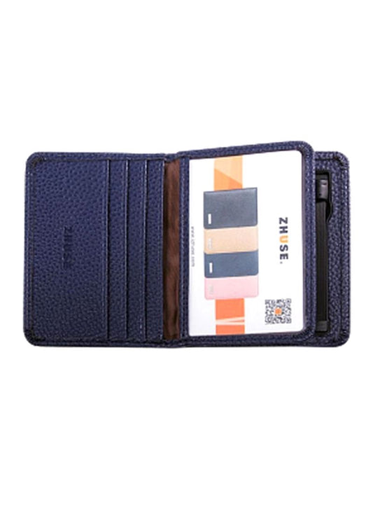 Wallet Style Portable Power Bank 4000mAh Black - ROOYAS