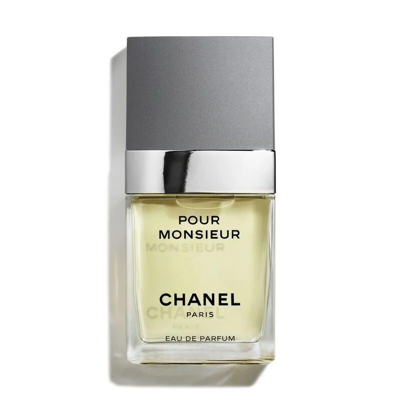 Chanel Pour Monsieur perfume bottle on a white background