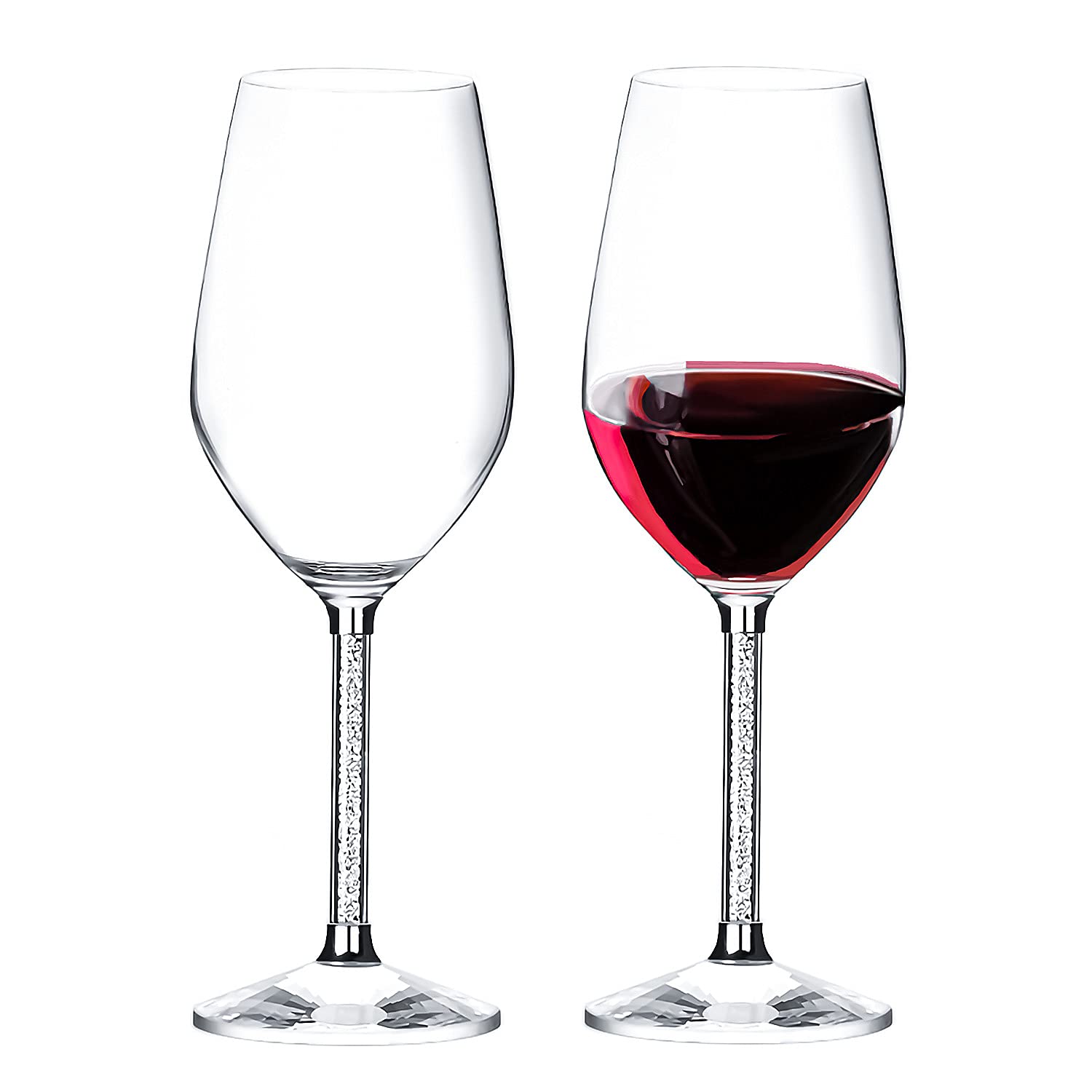 SWAROVSKI Crystalline Wine Glasses - Set 2