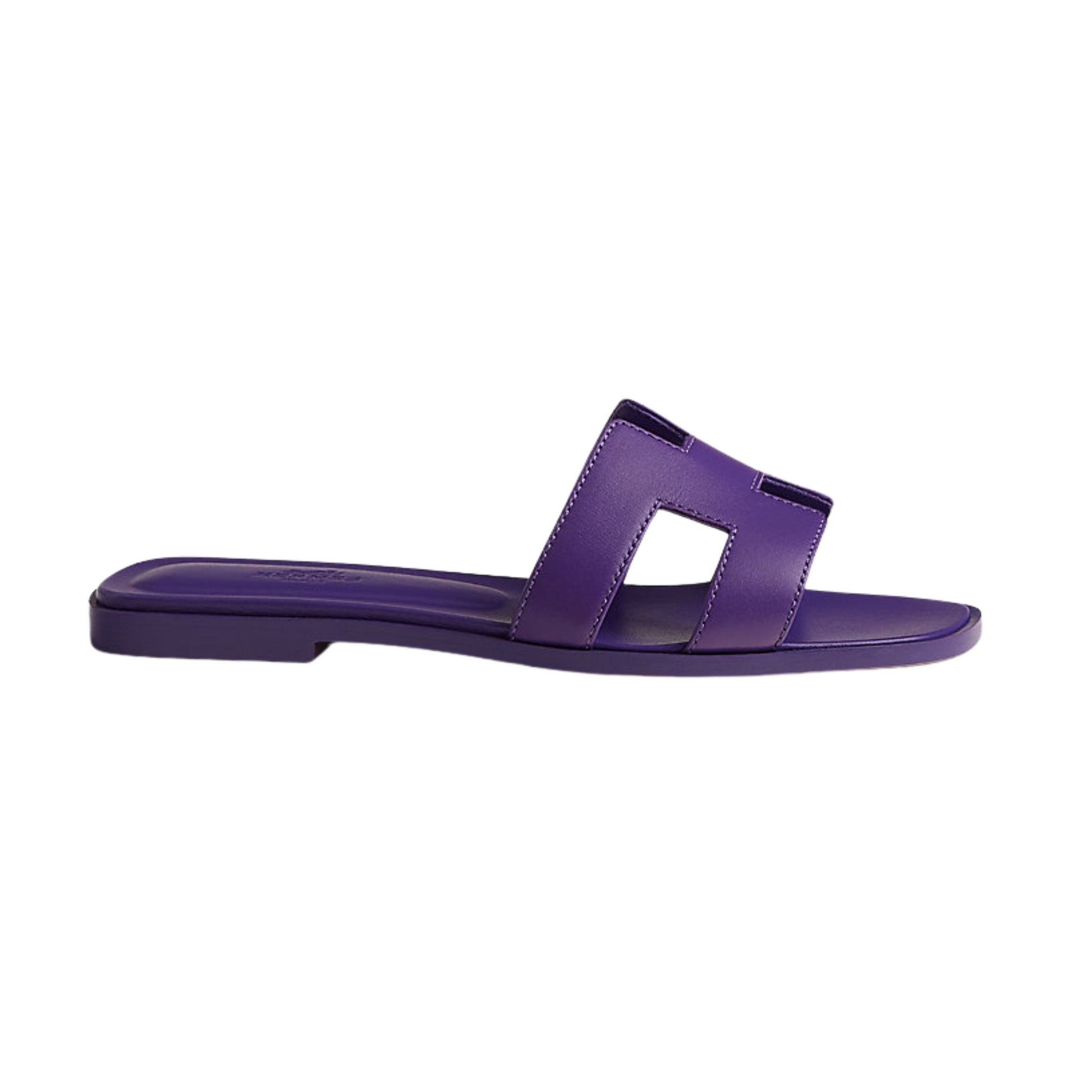 Hermes Oran Sandals Violet Majorette