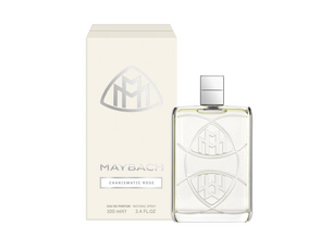 Maybach perfume bottle and packaging on a white background