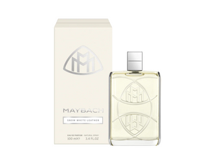 Maybach perfume bottle and packaging on a white background
