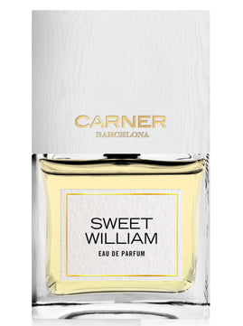 Carner Barcelona Sweet William eau de parfum bottle on a white background