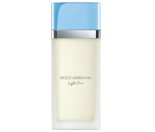 Dolce & Gabbana Light Blue perfume bottle on a white background
