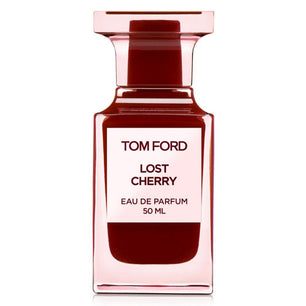 Tom Ford Lost Cherry perfume bottle on a white background