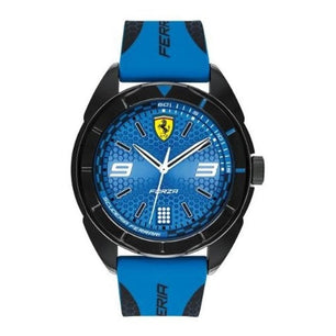 Ferrari Men's Forza Water Resistant Silicone Analog Watch