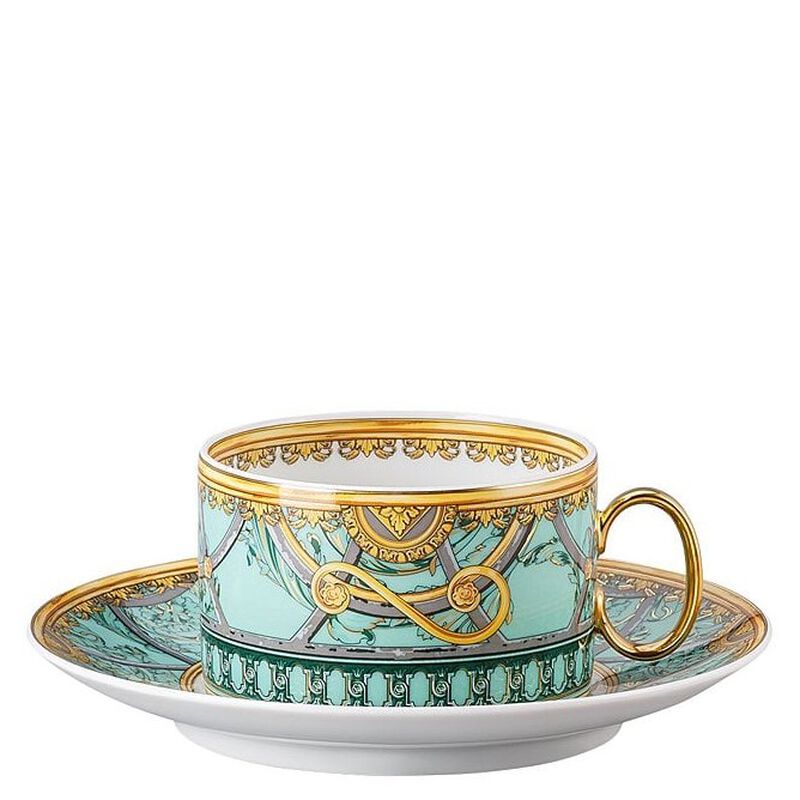 Versace Home Scala Palazzo Verde Tea cup & Saucer