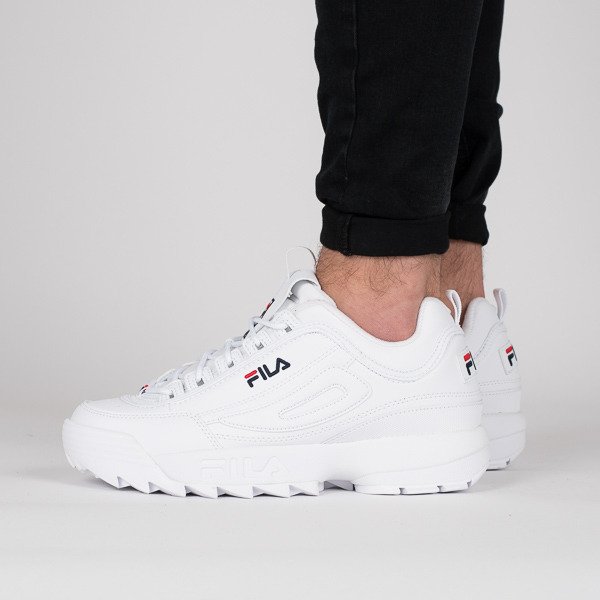 Fila Disruptor White Fashion Sneakers For Men ROOYAS