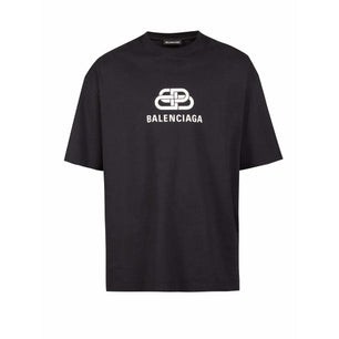 Balenciaga BB Logo T-shirt in Black