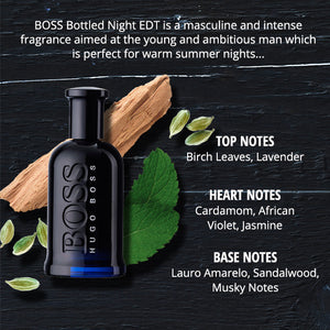 Hugo Boss Bottled Night Perfume Tester EDT 100ML - ROOYAS