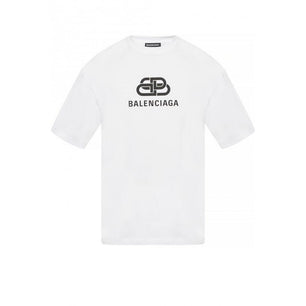 Balenciaga BB Logo T-shirt in White