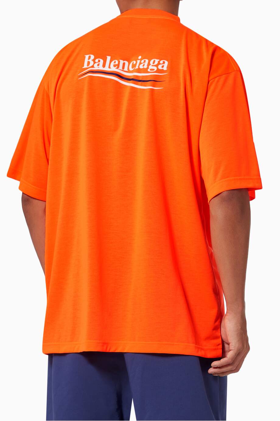 Balenciaga Political Campaign Large Fit T Shirt in Vintage Jersey in O ROOYAS