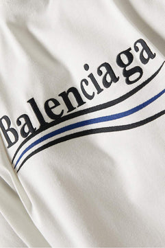 Balenciaga Political Campaign T-shirt in Vintage Jersey in White