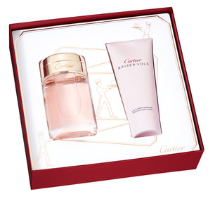 Cartier Baiser Vole For Women 100ml Eau De Parfum + 100ml Body Lotion Set