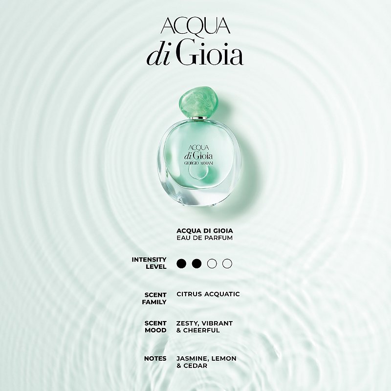 Giorgio Armani Acqua Di Gioia For Women Eau De Parfum 100ML