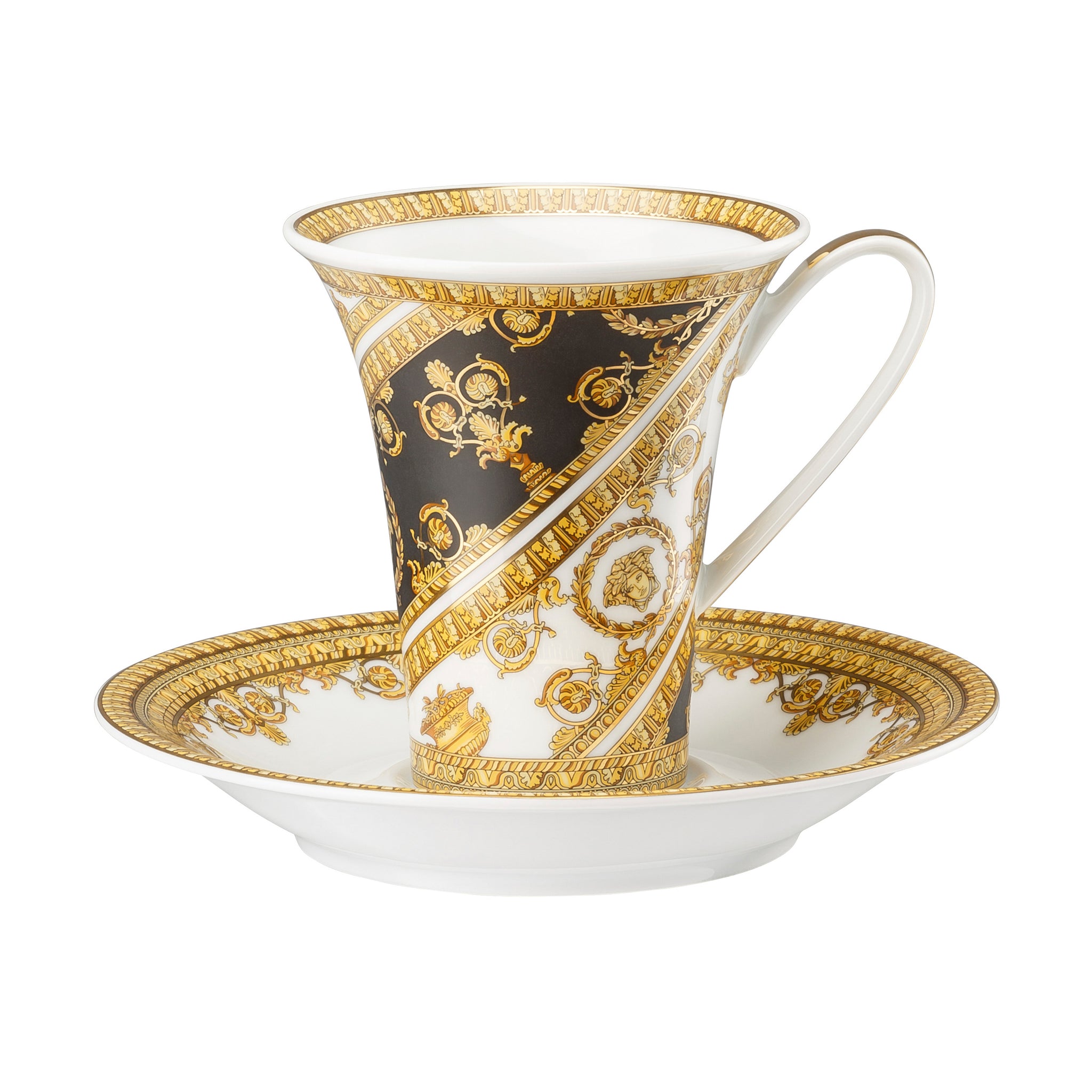Versace Baroque Espresso Cup & Saucer