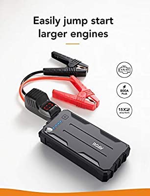 Roav Jump Starter Powerbank 8000mAh بطارية 800A ذروة إدخال USB-C الحالي