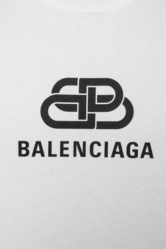 Balenciaga BB Logo T-shirt in White