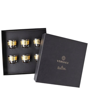 Versace Gala Prestige Medusa Gold Set of 6 mugs small w/o handle