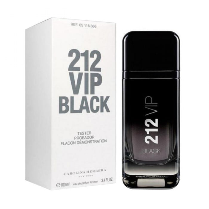 Carolina Herrera 212 VIP Black For Men EDT Tester 100ML - ROOYAS