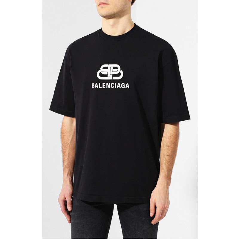 Balenciaga BB Logo T-shirt in Black