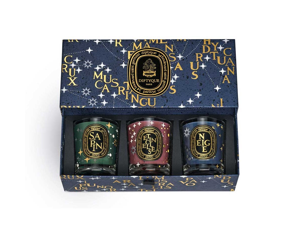 Diptyque shops Set of 3 Candles limited edition