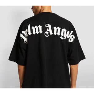 Palm Angels Logo Oversized T-Shirt - Black