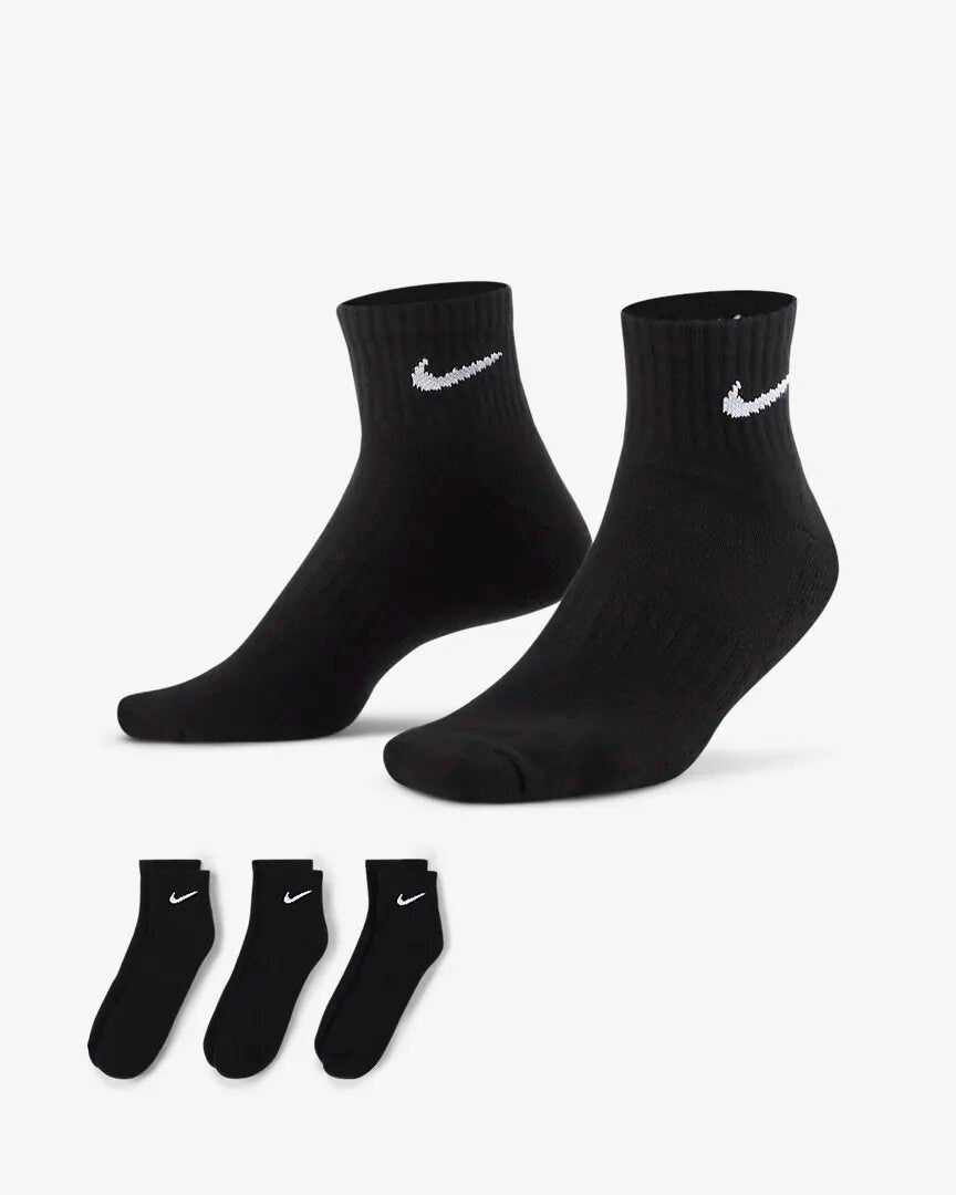 Nike Everyday Cushioned Ankle Socks (3 Pairs) – ROOYAS