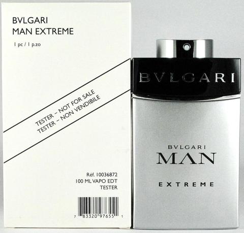 Bvlgari Man Extreme Perfume Tester EDT 100ML ROOYAS