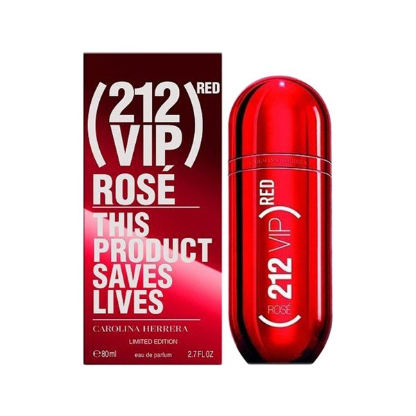 Carolina Herrera 212 VIP Rose Red Edition المحدود EDP 80ML