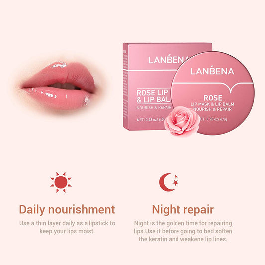 LANBENA Rose Lip Mask & Lip Balm