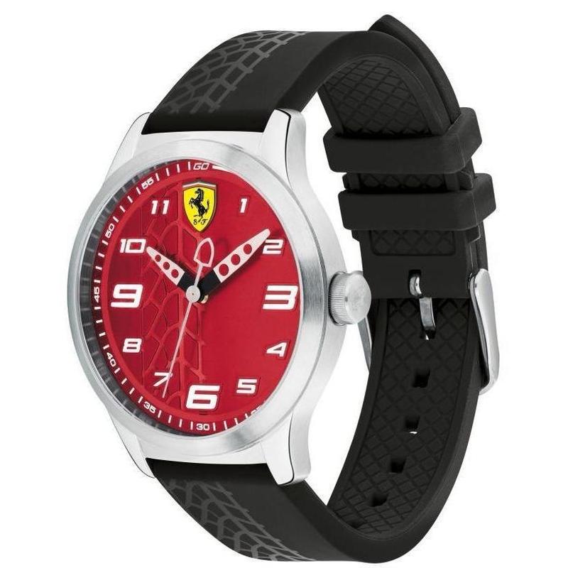 Ferrari Men's Pilan Analog Watch in Black