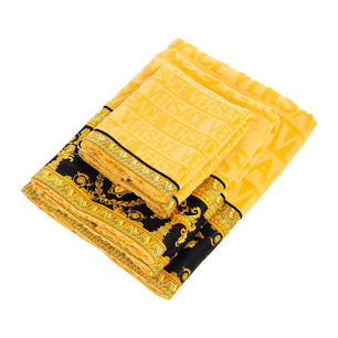 Versace Home I Love Baroque Bath Towels - Gold