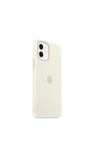 iPhone 12 | 12 Pro Silicone Case with Magsafe - White - ROOYAS