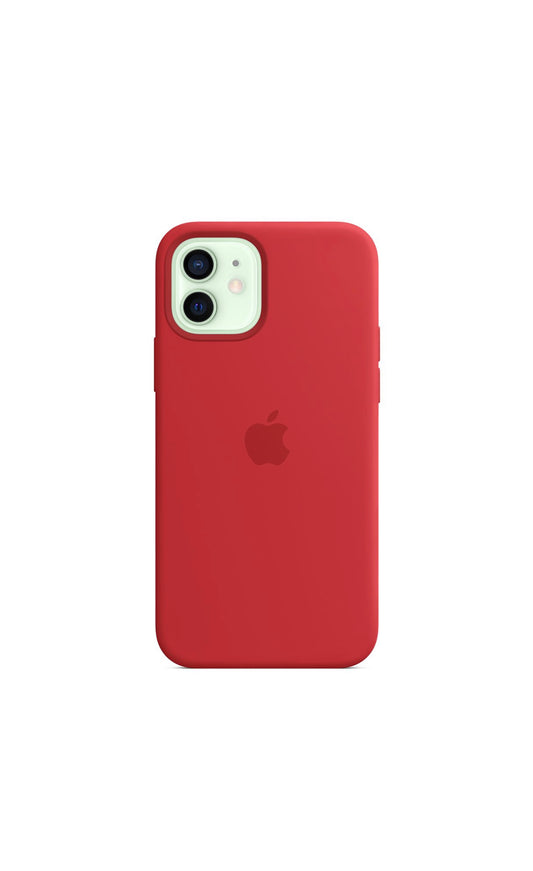 iPhone 12 | 12 Pro Silicone Case  with MagSafe - RED - ROOYAS