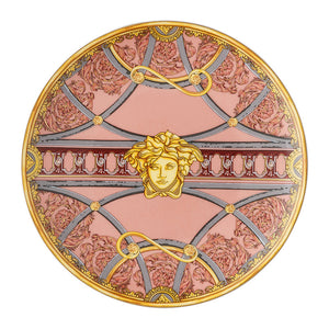Versace Home La Scala Del Palazzo Plate in Pink - 17cm