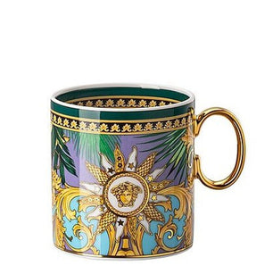 Versace Set of 2 Espresso Cup & Saucer Jungle Animalier