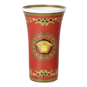 Versace Vase Medusa Red Porcelain (26cm)