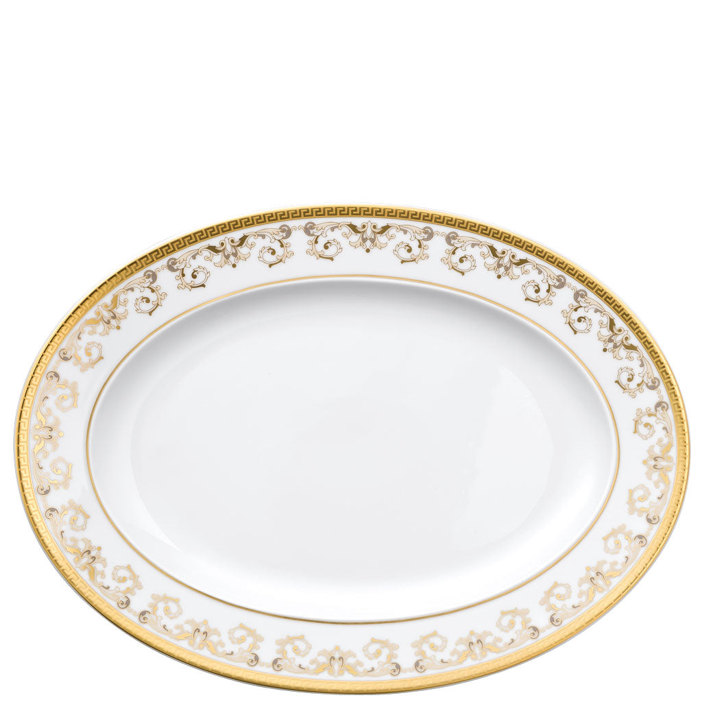 Versace Medusa Gala Gold Platter - 34 cm